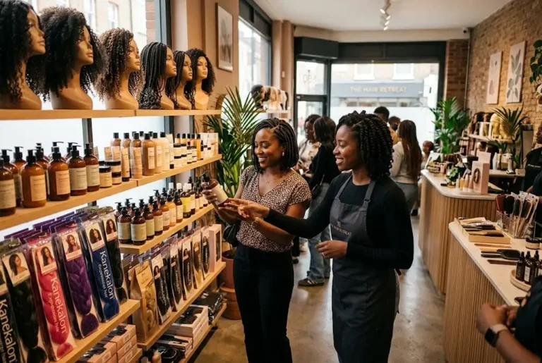 black hair shop near me with specialist textured hair products