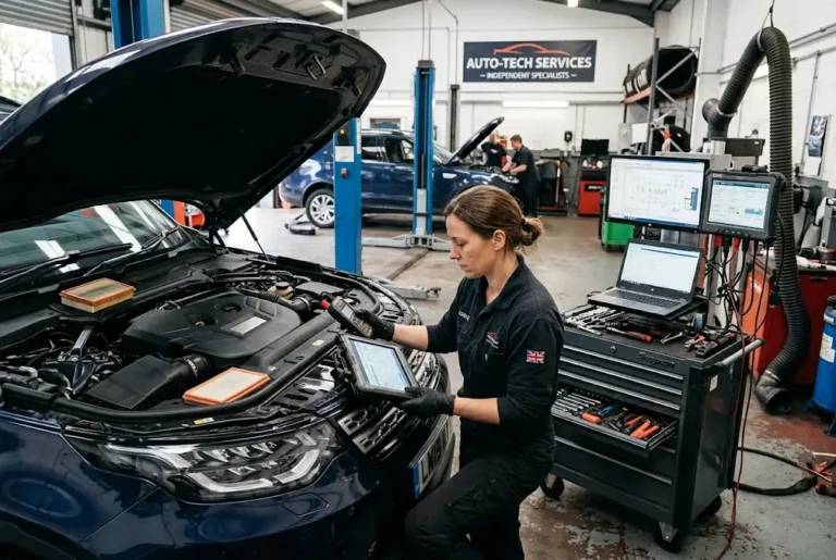 Auto repair services in the UK at a professional repair garage